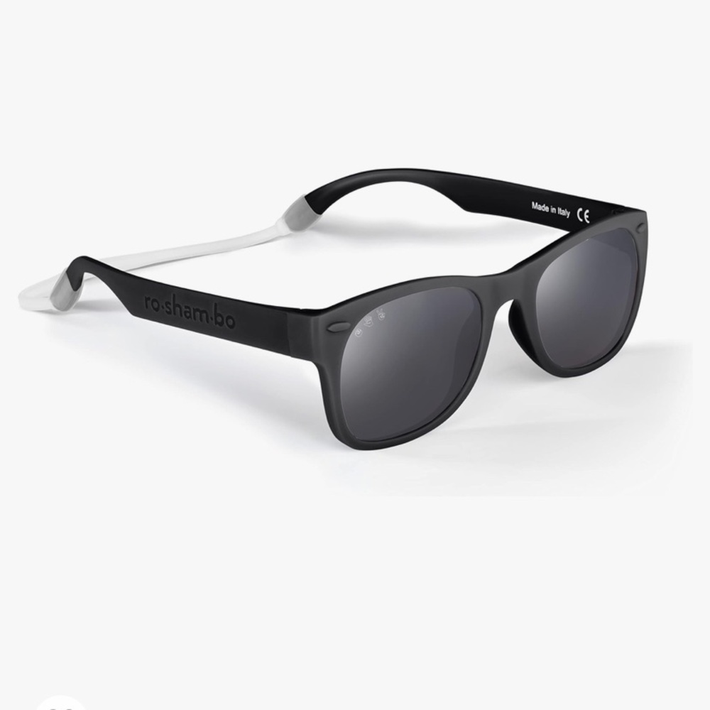 ROSHAMBO Unbreakable Baby Sunglasses with Strap BPA-free – 0-24 months Infants